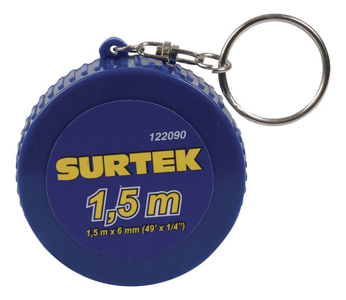 Llavero De Mini Flexómetro Cinta Plástica 1.5 M