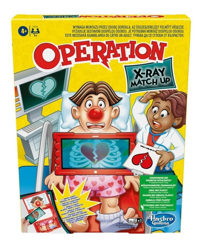 Juego De Mesa Hasbro Gaming Operation X-ray Match Up