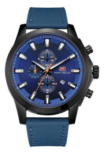 Reloj Para Hombre Mini Focus Mf0082g Mf500103 Azul