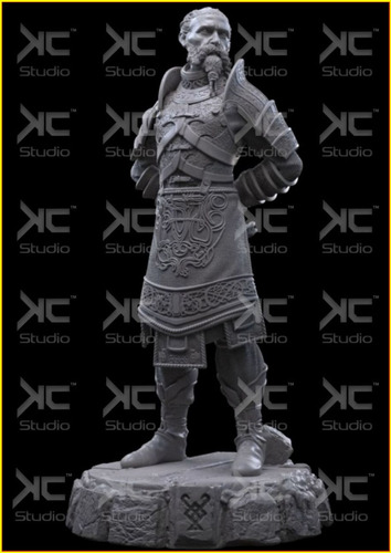 Action Figure Stl Sindri - God Of War Fan Art