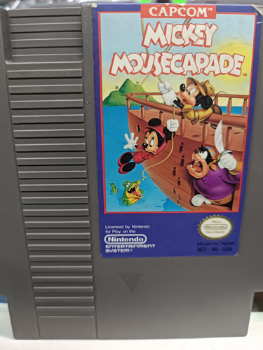 Mickey Mousecapade Para Nes Físico Original (Usado)