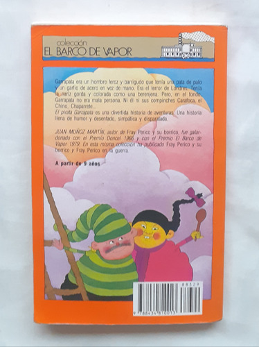 El Pirata Garrapata Juan Muñoz Martin Libro Original Oferta (Usado)