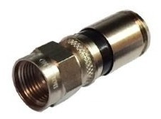 Conector Rg6 X Unidad De Compresion Premium !!! Coaxial