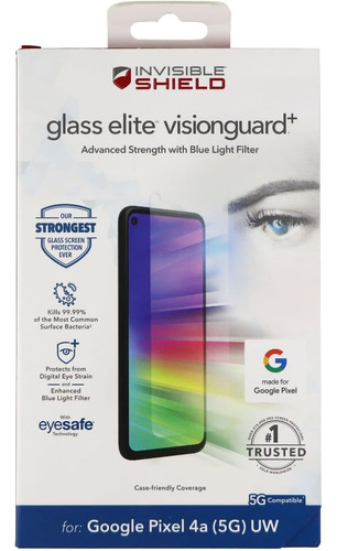 Protector De Pantalla Zagg Glass Elite P/ Google Pixel 4a 5g