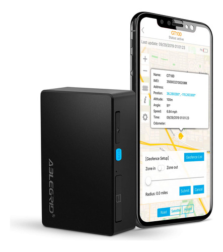 Ablegrid Rastreador Gps Vehiculo Mah Dia Lte Dispositivo