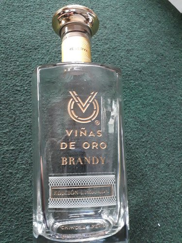 Botella Vacia De Brandy Viña De Oro 500ml Edicion Limitada