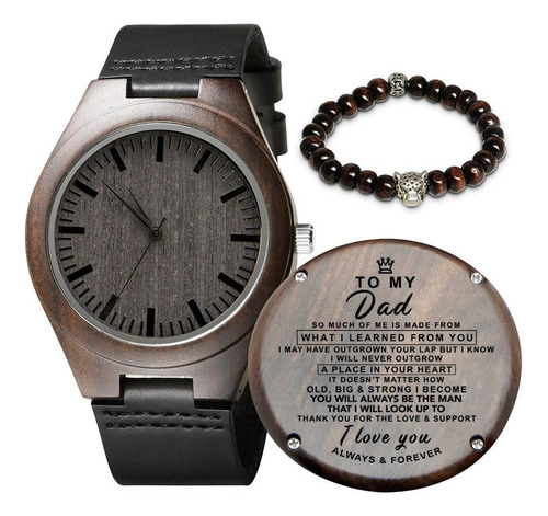 Relojes De Madera Grabados Personalizados Para Hombre  Elega