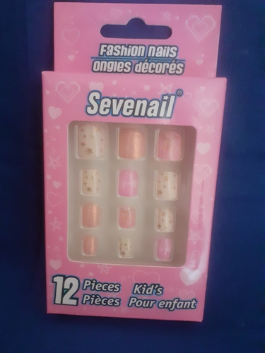 Uñas Postizas Para Niñas Sevenail/ Juguete/ 