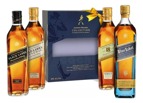 Whisky Johnnie Walker Collection Pack 4 X 200ml Estuche