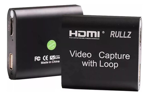 Placa Captura Video Loop Hdmi 2x Usb 1920x1080p Game Full Hd