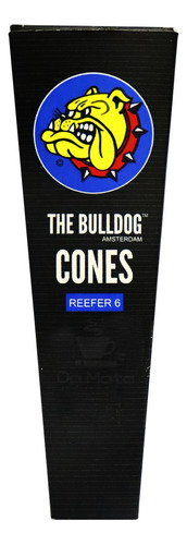 Seda Cone Pre Enrolada The Bulldog Embalagem Com 6