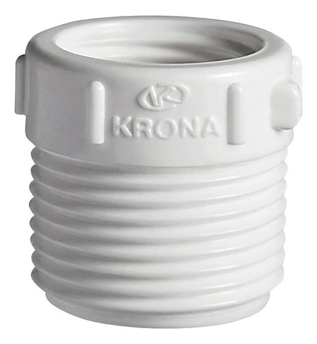 Bucha Branca Krona Reducao Rosca Rosca 2x 1 217 - Kit C/8