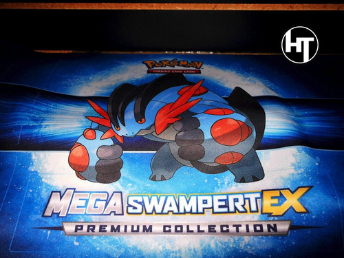 Imagen 8 de 10 de Pokemon, Trading Card Game, Mega Swampert Ex, Play Mat, 24