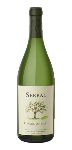 Imagen 1 de 1 de Vino Serbal Chardonnay Bodega Atamisque 750ml Local