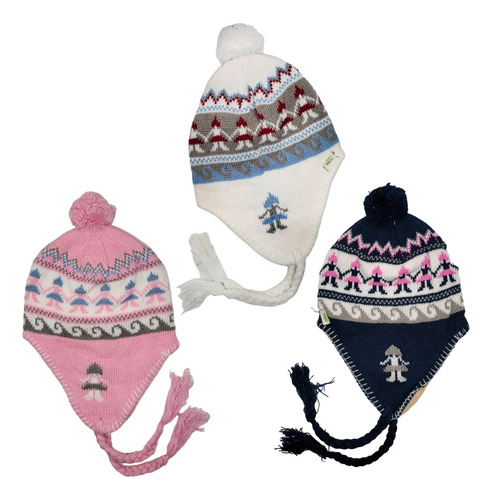 Gorro Tejido Tipo Coya 2107 De Excelente Calidad Invierno