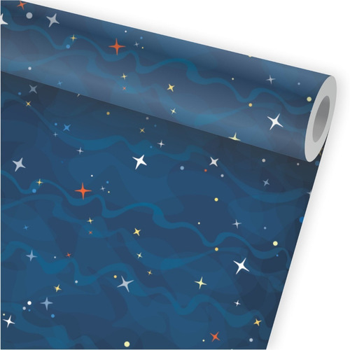 Papel De Parede Teto Céu Noite Estrelas Quarto Infantil A205