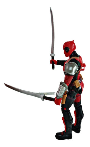 Boneco Action Figure Deadpool 18 Cm Articulado
