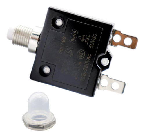 Interruptor De Botón Térmico Disyuntor De Sobrecarga 30a