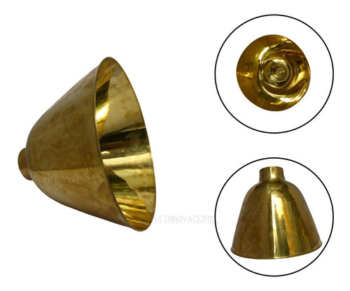 Imagen 1 de 2 de Caperuza En Bronce Color Y Material Resistente Innovaceros
