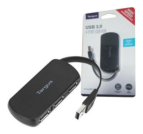 Hub Usb Targus 4 Puertos Con Usb 2.0 Ach114us