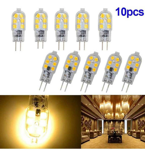 Lámpara Led G4 De 3 W Ac/dc, 12 V, 220 V, Smd2835, Led G, 10