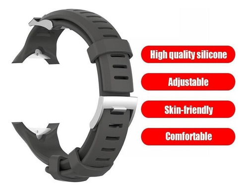 Hebilla De Correa De Muñeca De Silicona Para Suunto D6