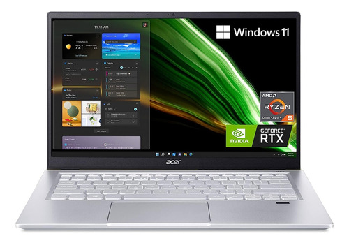 Notebook Gamer Acer Ryzen 5 8gb 512gb Ssd 14  Rtx 3050 4gb