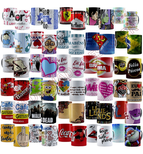 Pack Sublimação De Canecas Dia Dos Namorados + Bônus