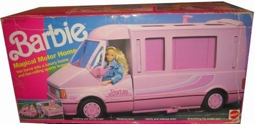 Barbie Motorhome Mágico Motor De Viaje Inicio Van W Lights
