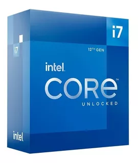Procesador Intel Core I7-12700k 3.6/5.0ghz 25mb Lga1700 10nm