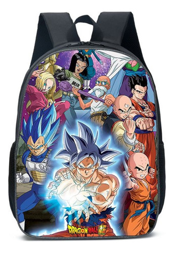 1 Juego De 6 Mochilas Dragon Ball Goku+super Saiyan Para Niños