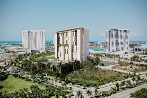 Departamento En Venta En Cancún, Blas, Acabados De Lujo En Todo El Desarrollo