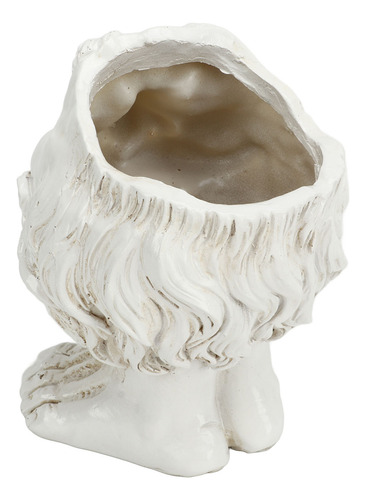 Maceta Con Forma De Estatua Con Forma De Cara, Imagen Única,