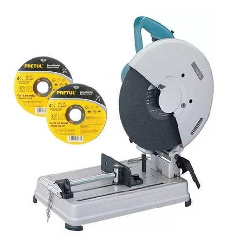 Sierra Cortadora Sensitiva 14'' Makita 2000w + 2 Discos Tyt