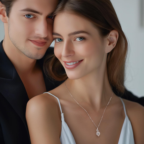 Andso Regalo De Navidad Para Mujer, Collares De Diamantes De