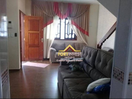 Sobrado Com 2 Dormitórios À Venda, 167 M² Por R$ 550.000,00 - Mirim - Praia Grande/sp - So0073