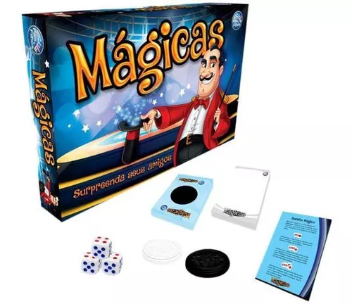 Jogo Infantil Super Mágicas Aprenda Os Truques Mágico Cartas - R$ 20,09