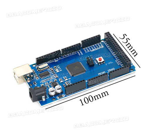 Placa Mega2560 R3 Compativel Com Arduino Ch340 + Cabo Usb