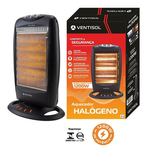 Aquecedor Elétrico Halógeno Ventisol  110v 