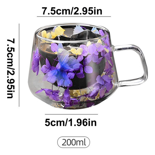 Tazas De Café De Vidrio Con Doble Aislamiento Tazas De Café