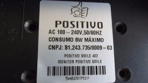 Flat Do Monitor Positivo Smile 402 (Usado)