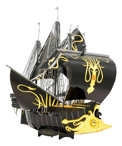 Rompecabezas Metal 3d Fascinations Barco El Silencio