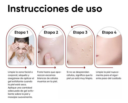 Quarxery Gel Exfoliante Suave Para Una Limpieza Profunda 50g