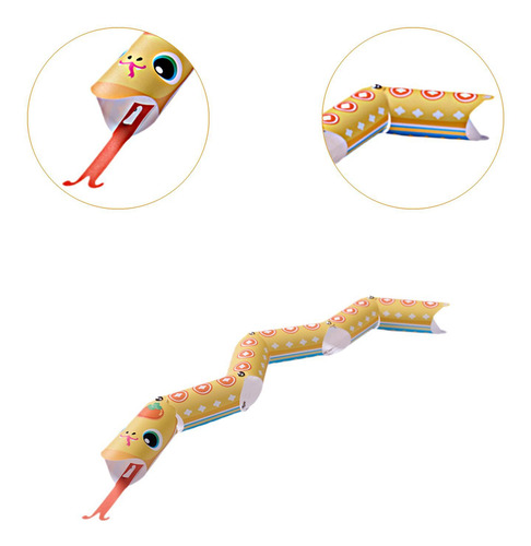 Kit De Manualidades Con Cadena De Papel De Amarillo