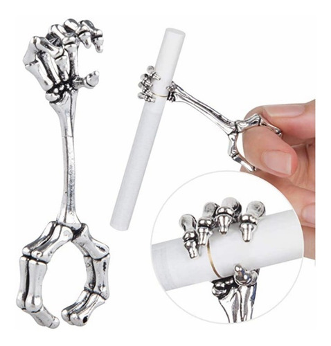 Imagen 3 de 5 de Soporte Metálico Para Cigarrillos, Accesorio Para Fumar, Tal