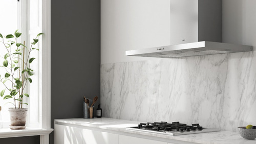 Extractor purificador de cocina TST Nihuil ac. inox. de pared 900mm x 40mm x 510mm plateado 220V