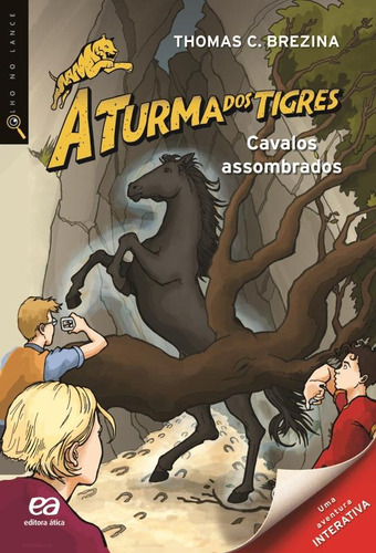 Cavalos assombrados, de Brezina, Thomas. Série Olho no Lance - A turma dos Tigres Editora Somos Sistema de Ensino, capa mole em português, 2012