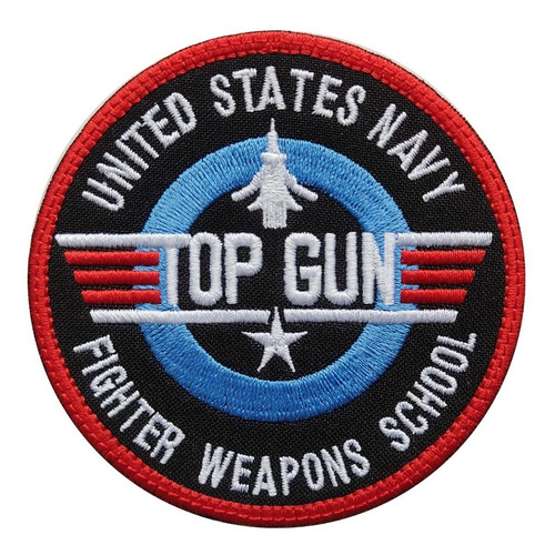 Parche Bordado Escuela Topgun United States Navy Maverick 