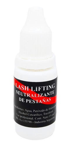 Neutralizante Para Permanente De Pestañas  Lash Lifting 