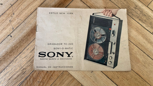 Grabador De Cinta Abierta Sony Ideal Coleccionista-no Envíos (Usado)